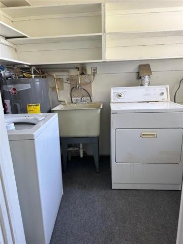 Washer and dryer closet