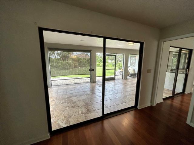 Master bedroom slider access to the lanai