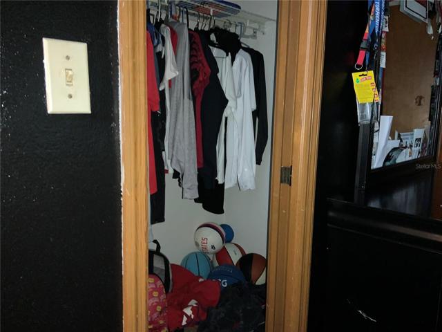 2nd bedroom walk in closet