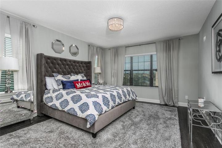 Roomy master bedroom
