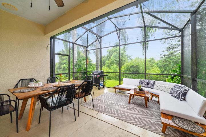 EXTENDED SCREENED LANAI.