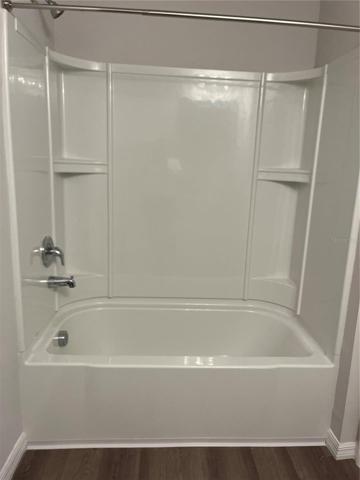 Bath tub bathroom second floor