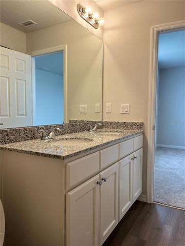 Double sink in principal bathroom