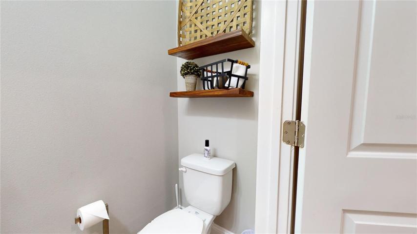 Half bath on first floor