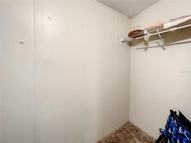 Large walk in closet in the master bedroom