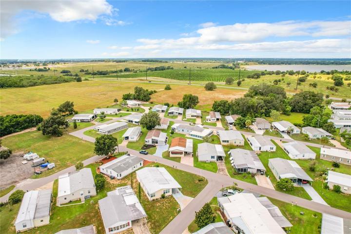 Aerial of the street