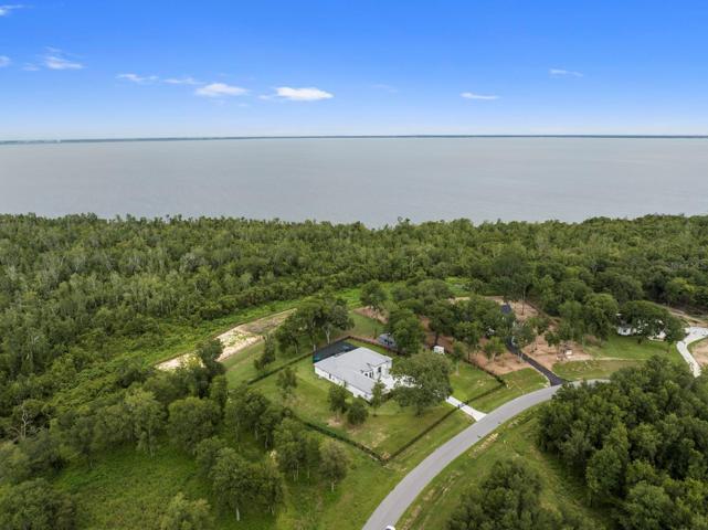 Aerial of Home and Lake