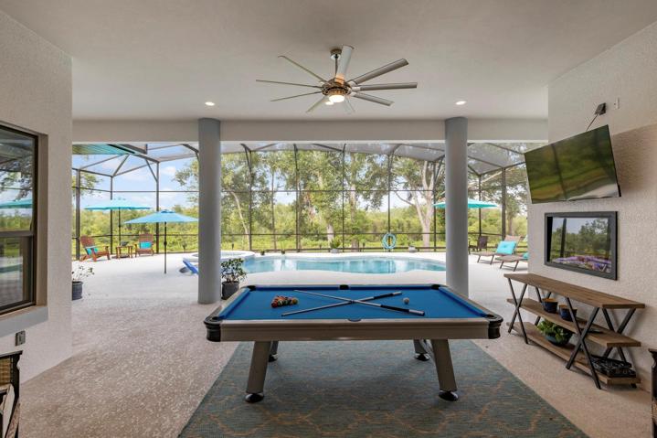 Covered Pool Deck