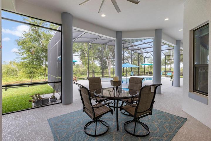 Covered Pool Deck