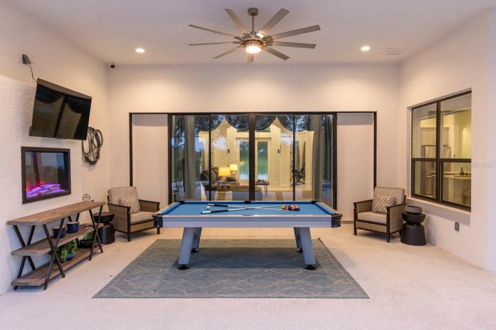 Covered Pool Deck