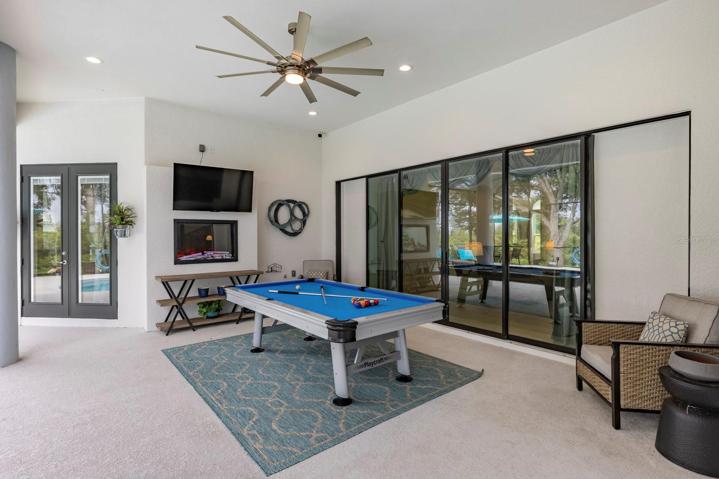 Covered Pool Deck