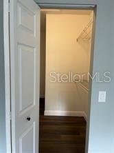 Walk in Closet in Master Bedroom