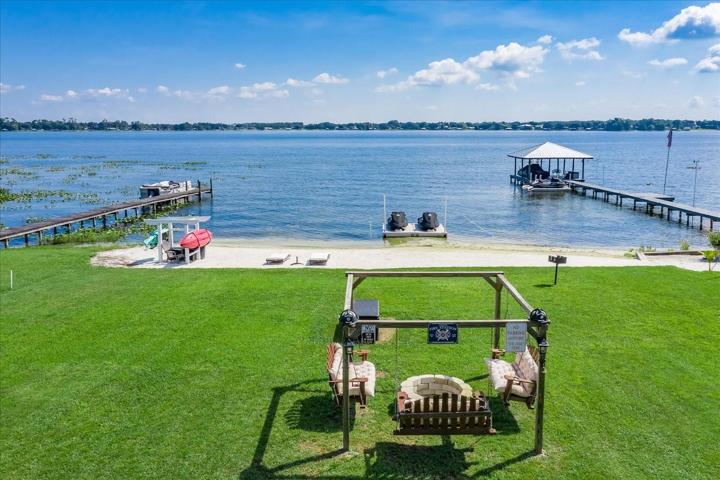 Beautiful green space and beach on the clear, fresh water lake known as Lake Jackson.  Which is known for swimming, skiing, fishing, snorkeling, boating and wave running.
