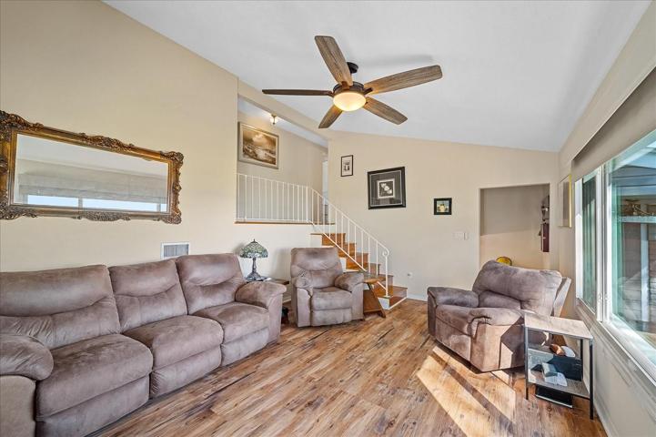 Family room, 2nd level, is spacious and bright.  It welcomes you into the home and keeps guests in a central area, unless you wish to have them move through the rest of the home.