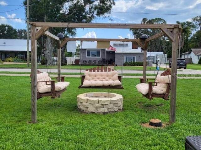 Polished, clean and ready for use.  What a wonderful way to enjoy the outdoors and relax.