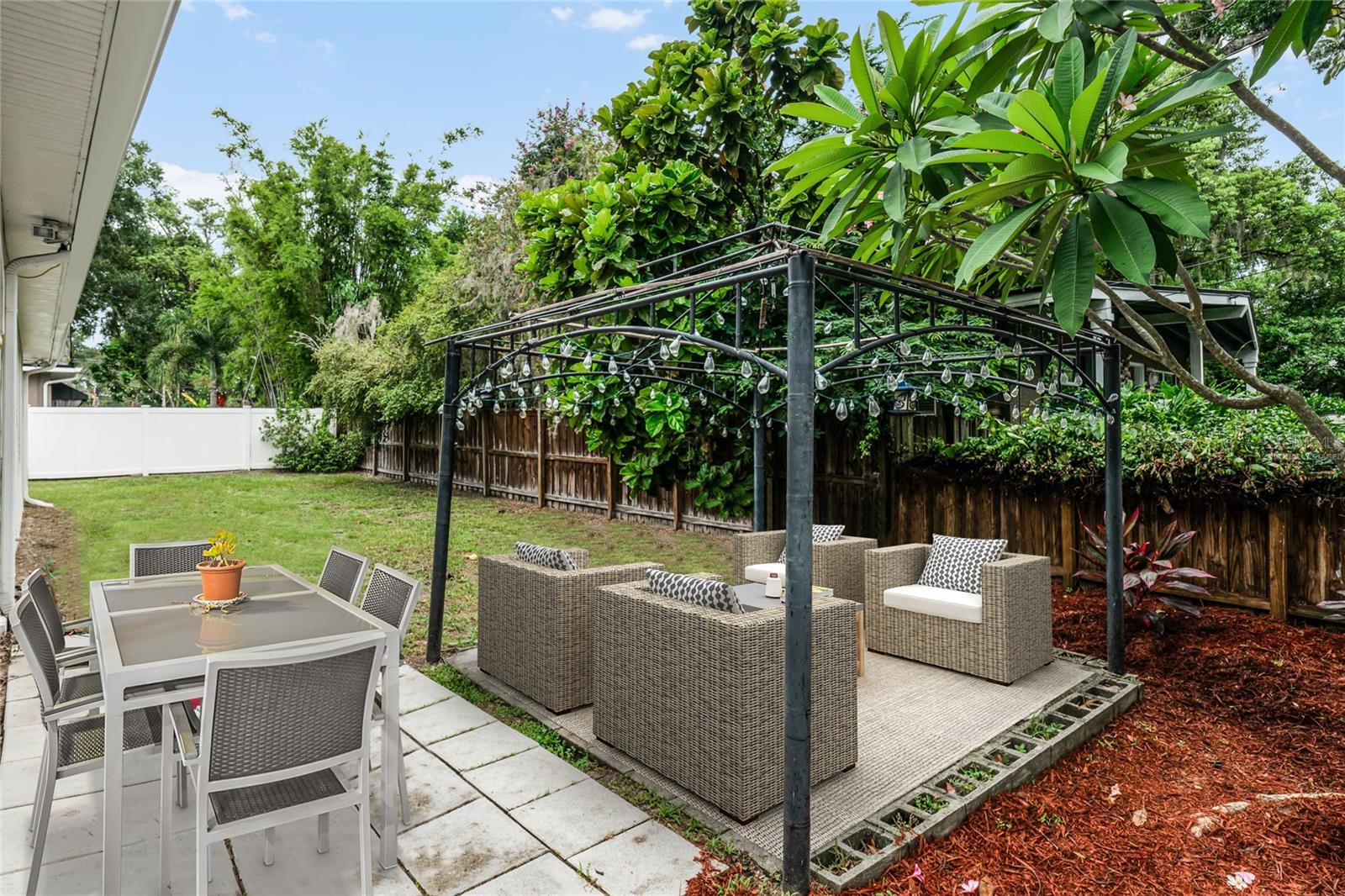 Virtually Staged Backyard