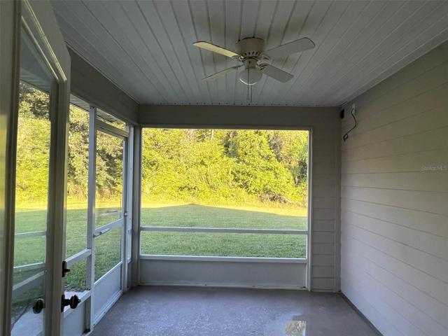 Screened and covered lanai