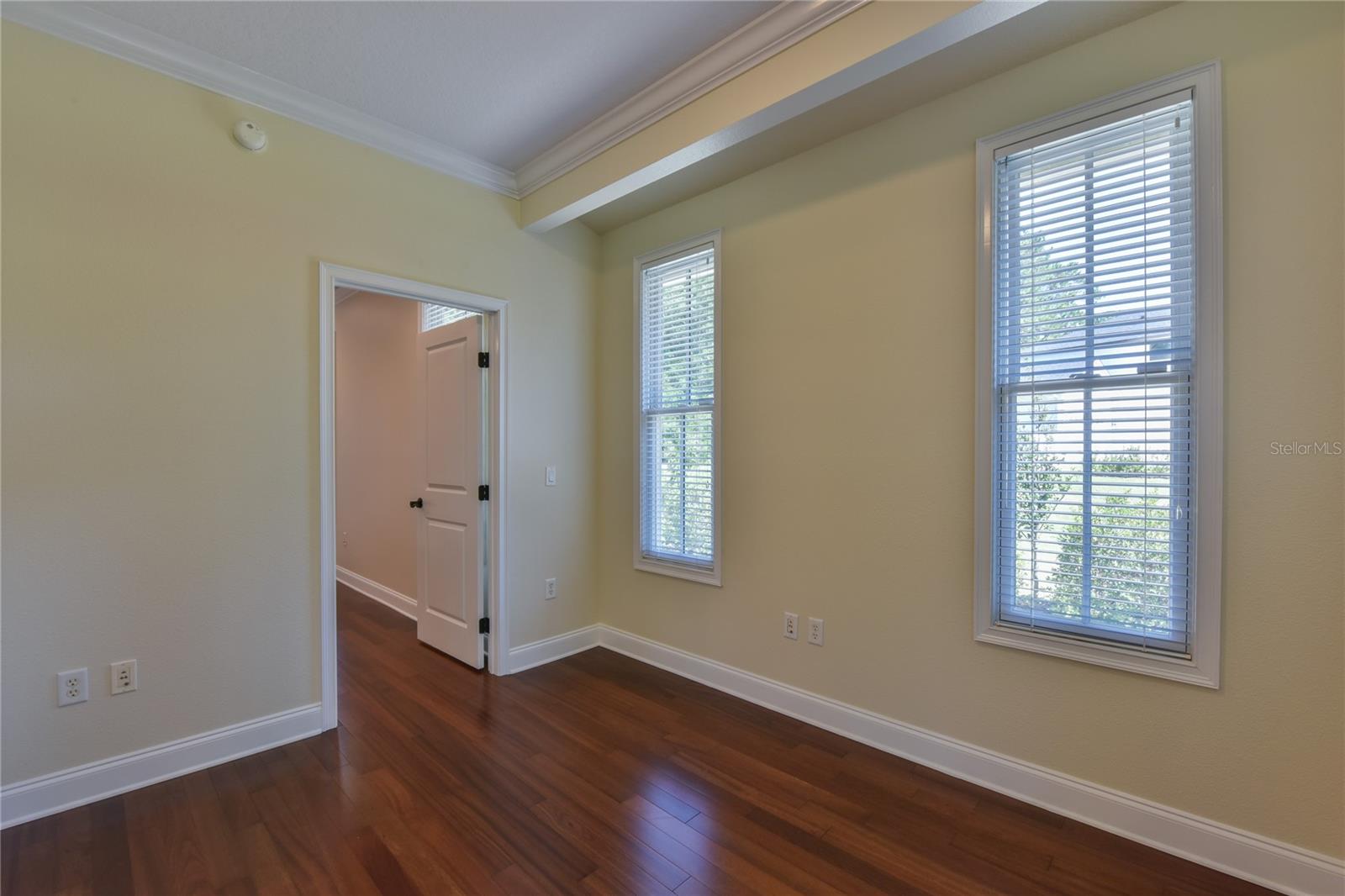 Office/den looking into master bedroom