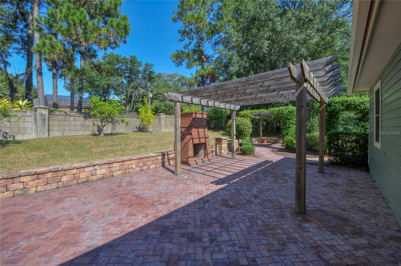 Back patio area