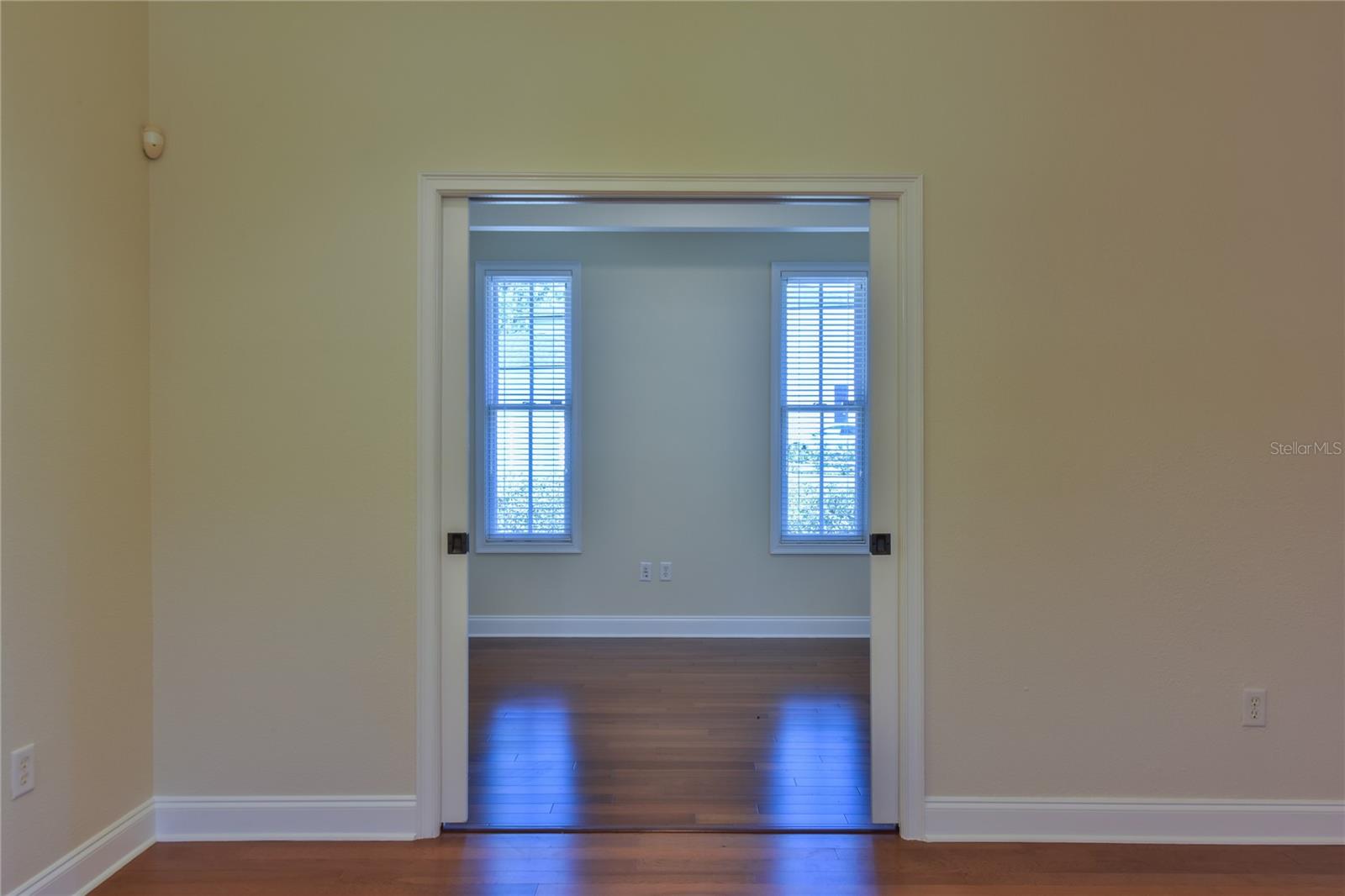 Entry into office off of master bedroom