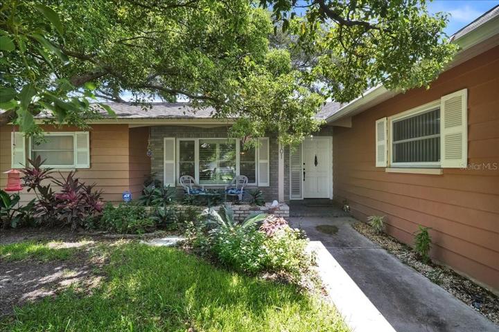 Front Entrance w large covered porch