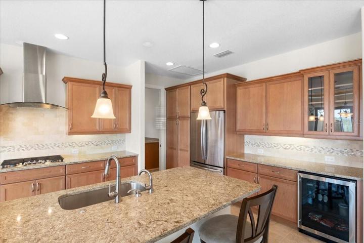 Beverage Cooler & French Door Refrigerator