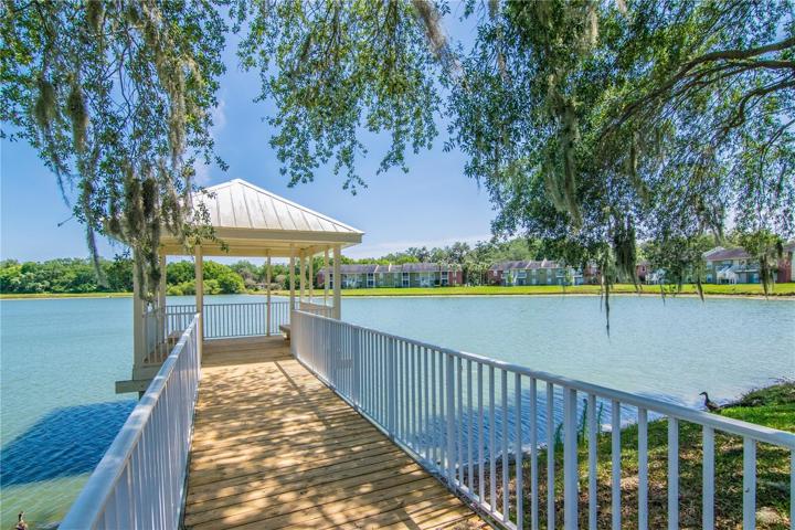 Community Gazebo Going Into Lake