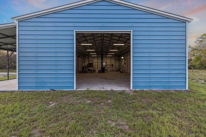 Picture showing one of the 10' Warehouse doors open.