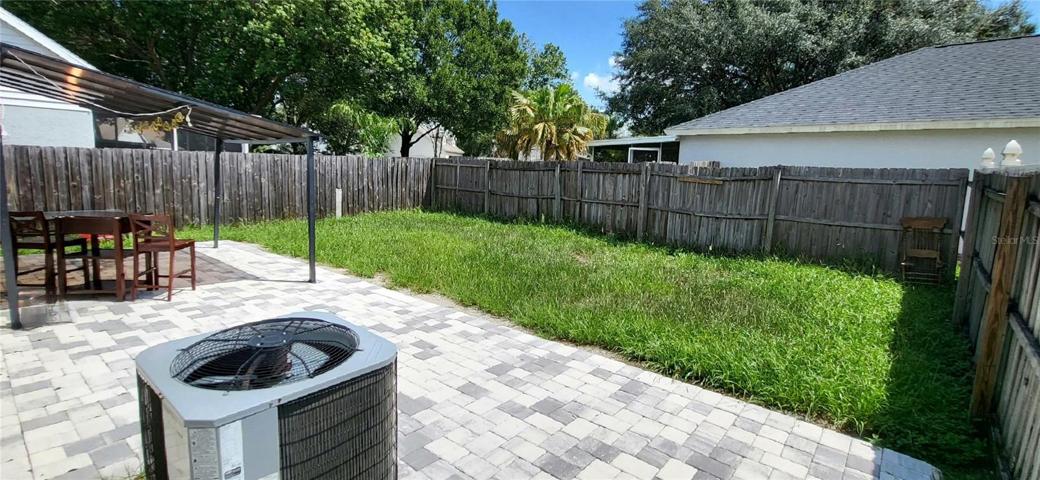 Fenced in Backyard