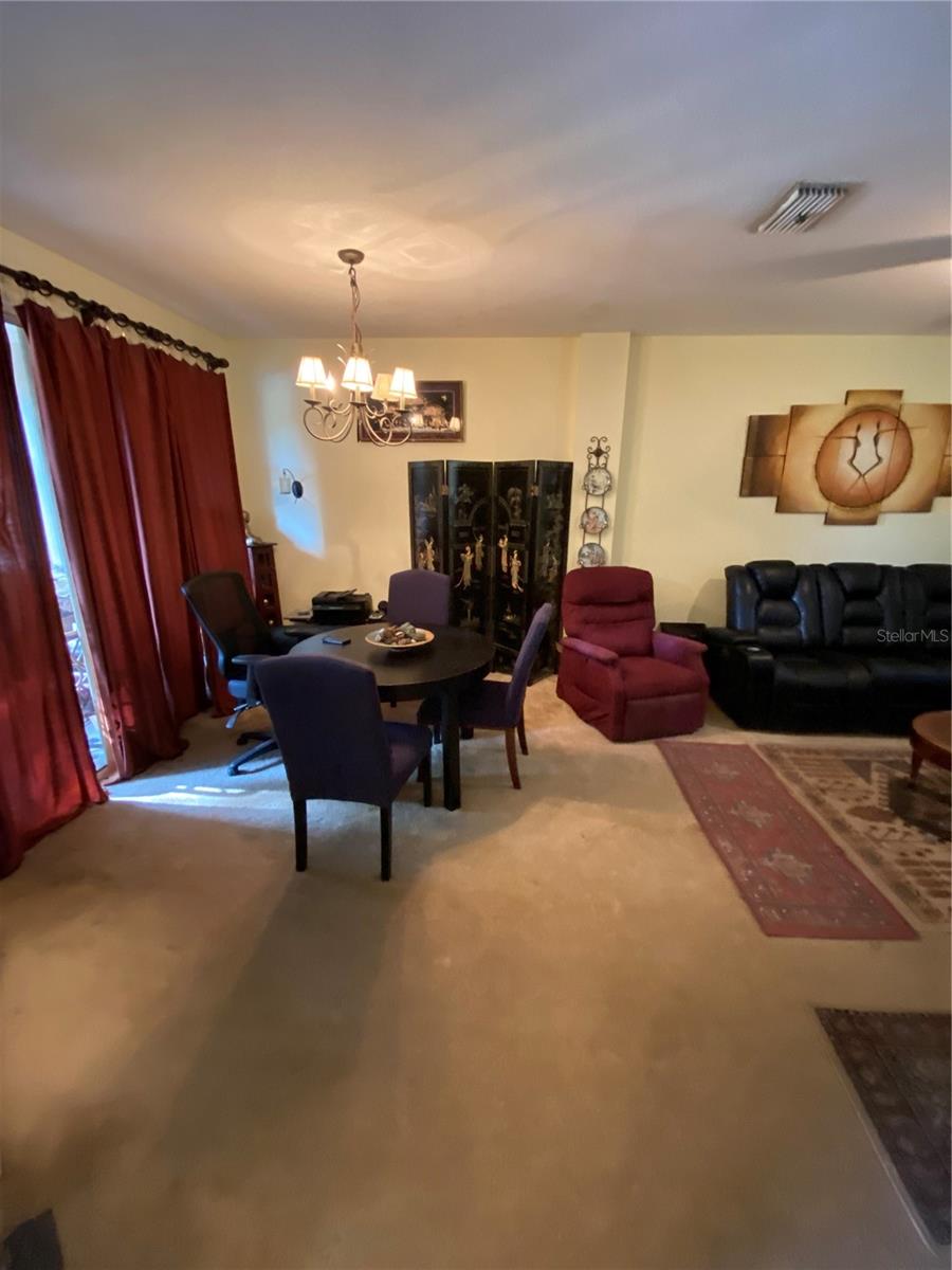 From kitchen to Dining Area