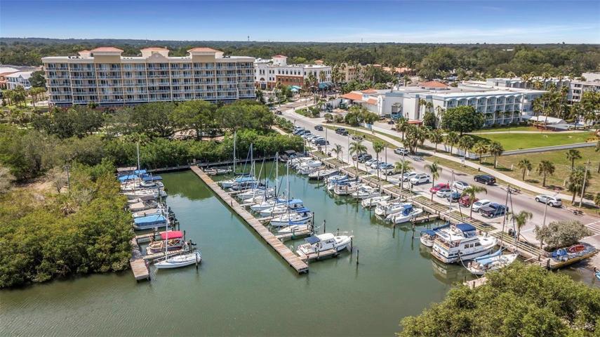 Marina at the Waterfront park