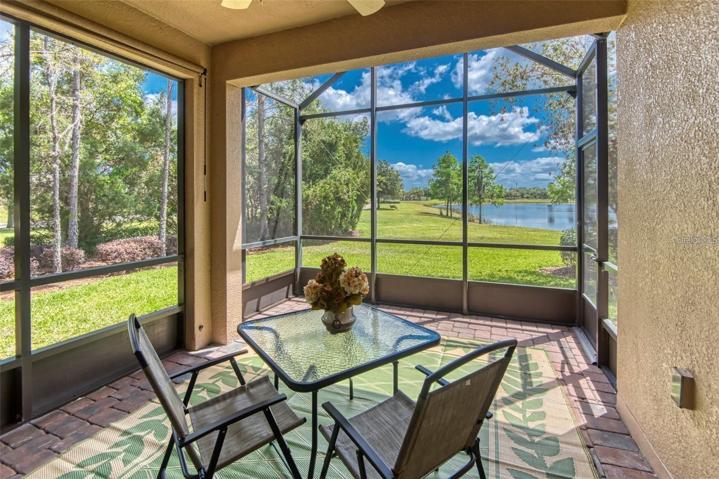 Lanai / screened furniture included.