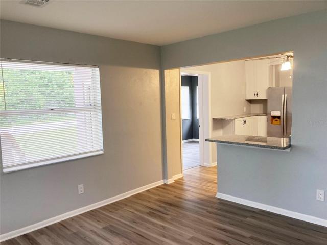 Living room toward kitchen