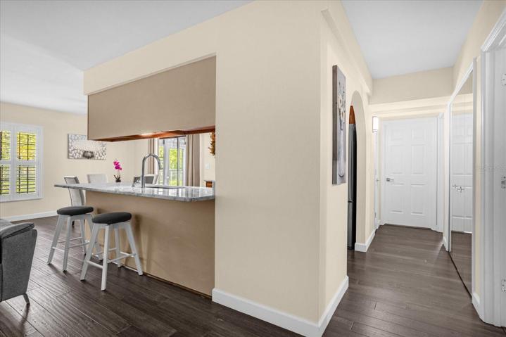 Laundry Closet in Unit!