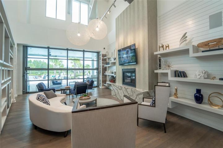gathering area at the clubhouse