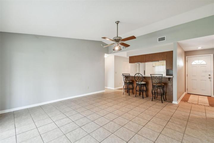 Open flow from kitchen to living room