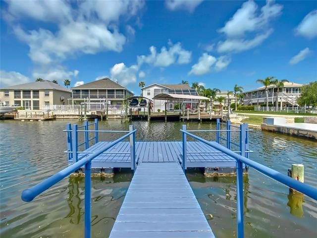 The picture of the dock is the current docl. The smaller one does not convey.