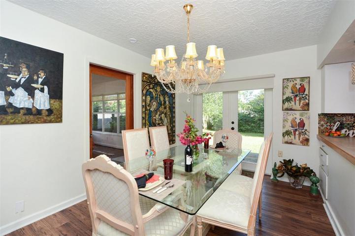 Dining room view