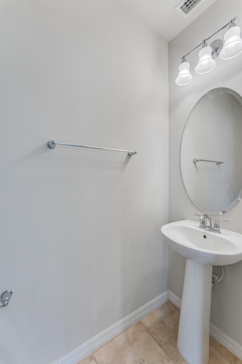 Downstairs half bath