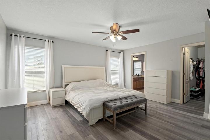 Upstairs Master Bedroom with NEW Luxury Flooring