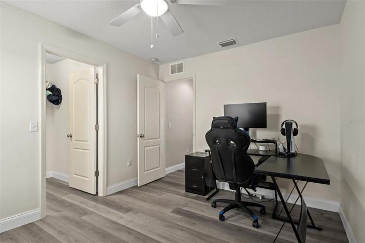 Bedroom 3 with Walk in Closet and NEW Luxury Flooring