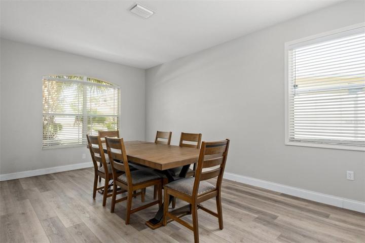 Formal Dining Room with NEW Luxury Flooring