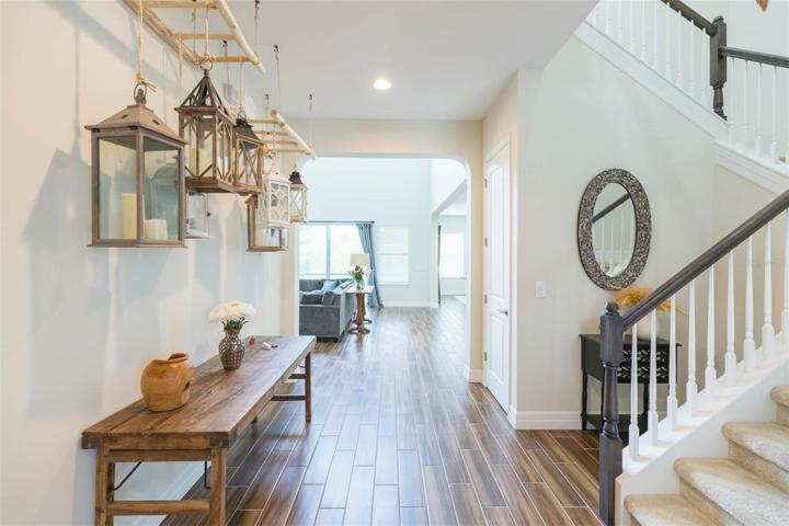 view of foyer from front door
