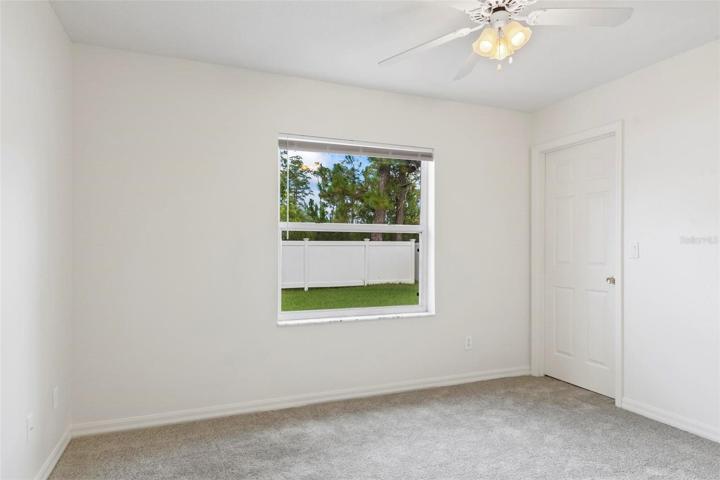 New carpet through each bedroom