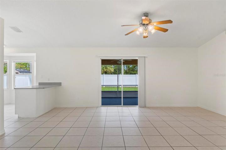 open concept living room