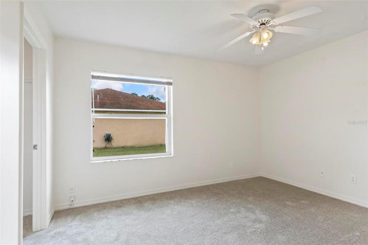 New carpet through each bedroom