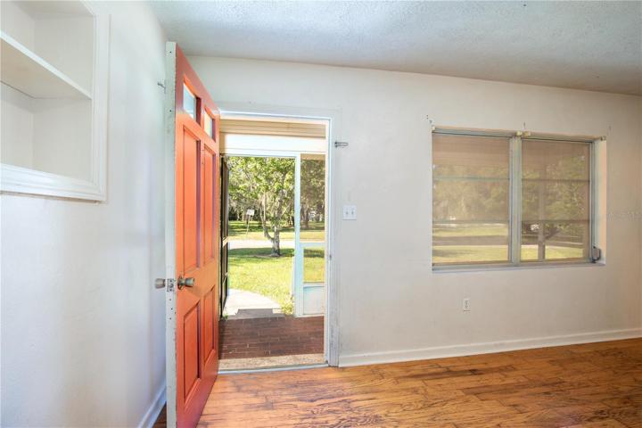 Living Room looking out front door