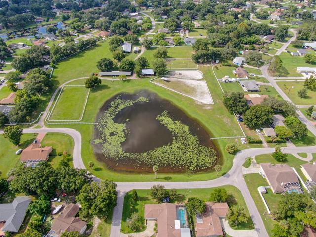 Aerial of Kaminski Park (Stables)
