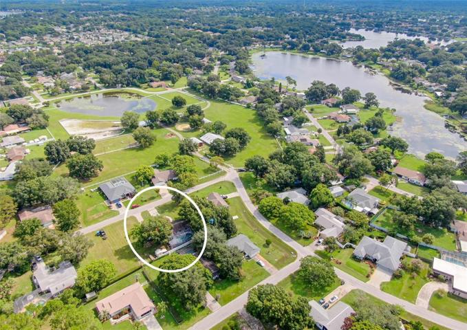 Lake Joyce to your right but left of the property