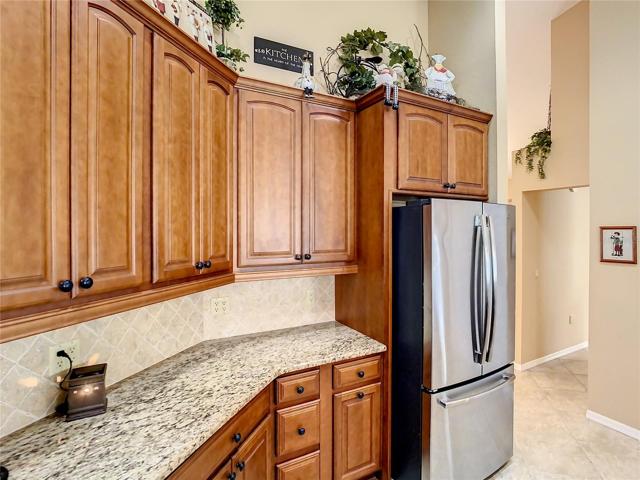 Stainless steel appliances.